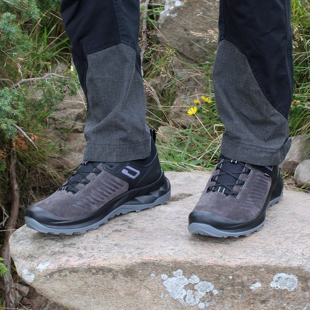 Minfot Granit Low Skor Unisex Vattenavvisande TEX Mocka Grå