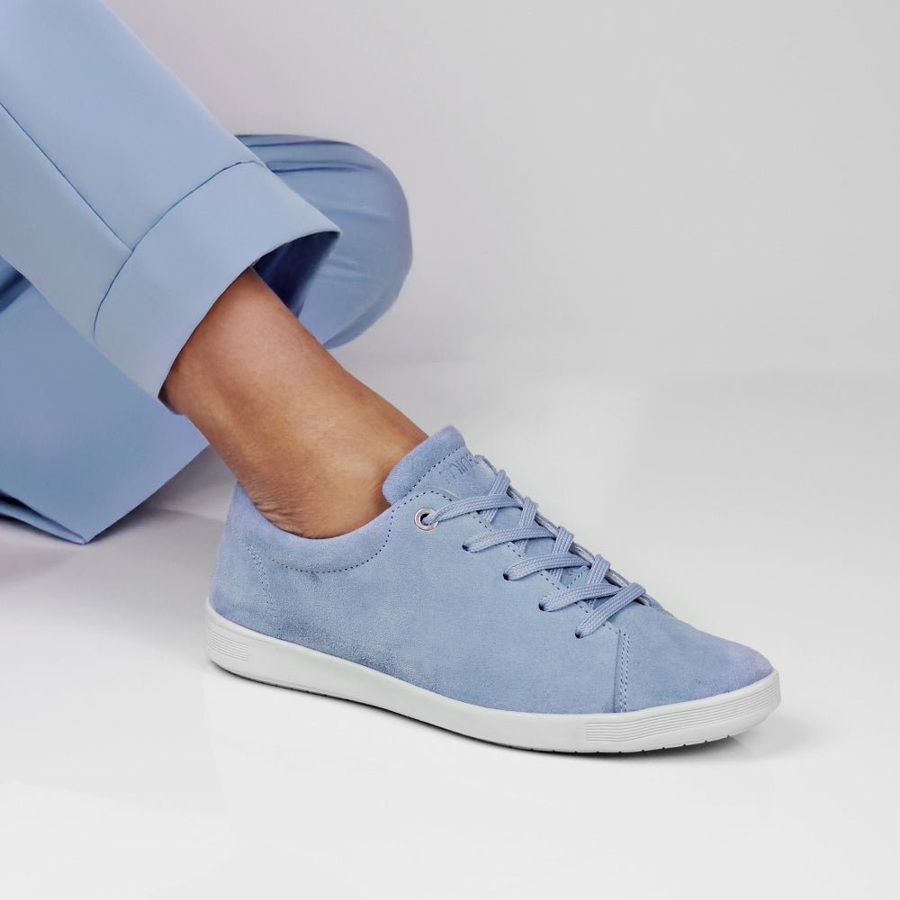 Minfot Aveny Sneaker Mocka Ljusblå