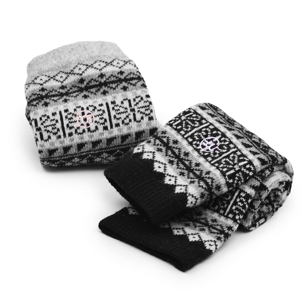 Minfot Geilo Ullstrumpor Svart 2-pack