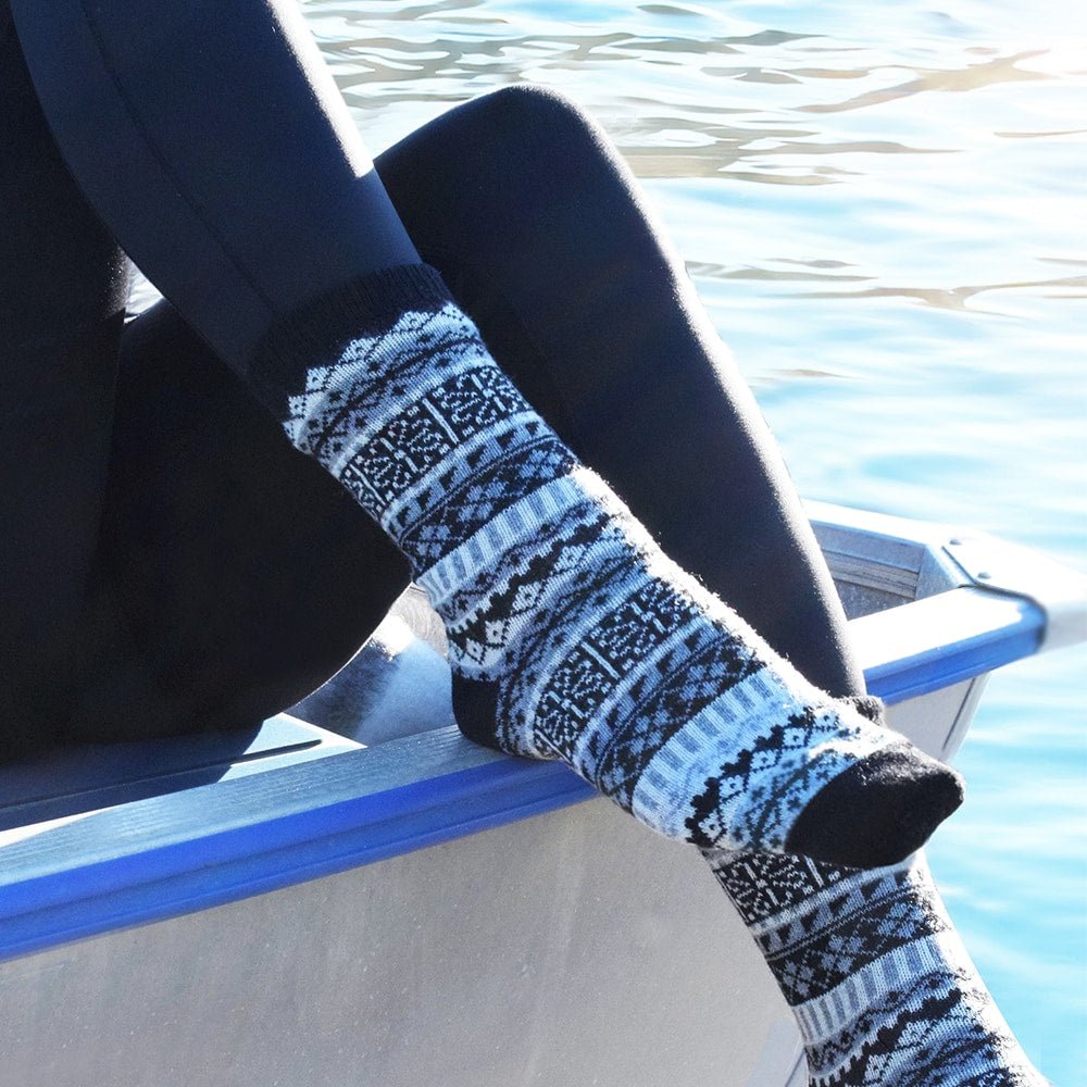 Produktbild 4 - Minfot Geilo Ullstrumpor Svart 2-pack