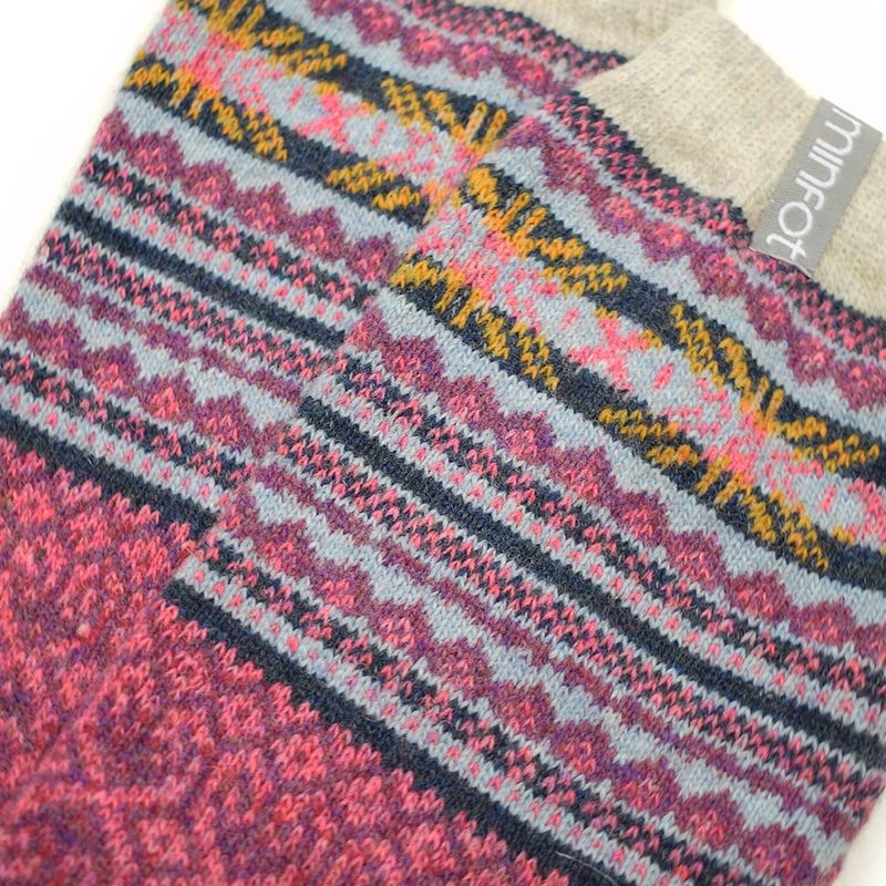 Minfot Ullstrumpor Mys Multi 2-pack