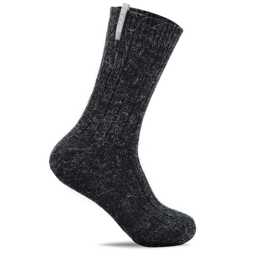 Minfot Raggsockor Alpacka Antracit 1-pack