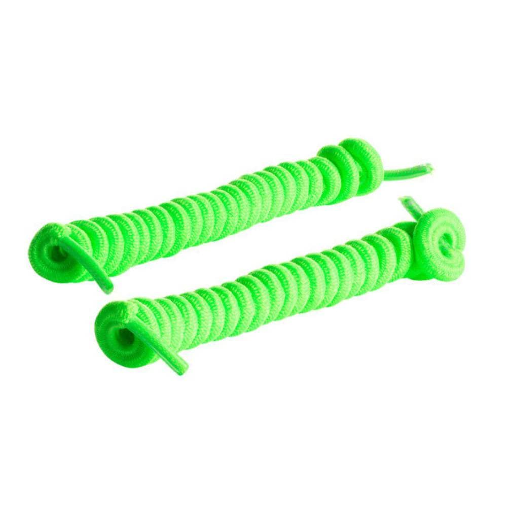 Springyard Skosnören Elastic Curly Neongrön