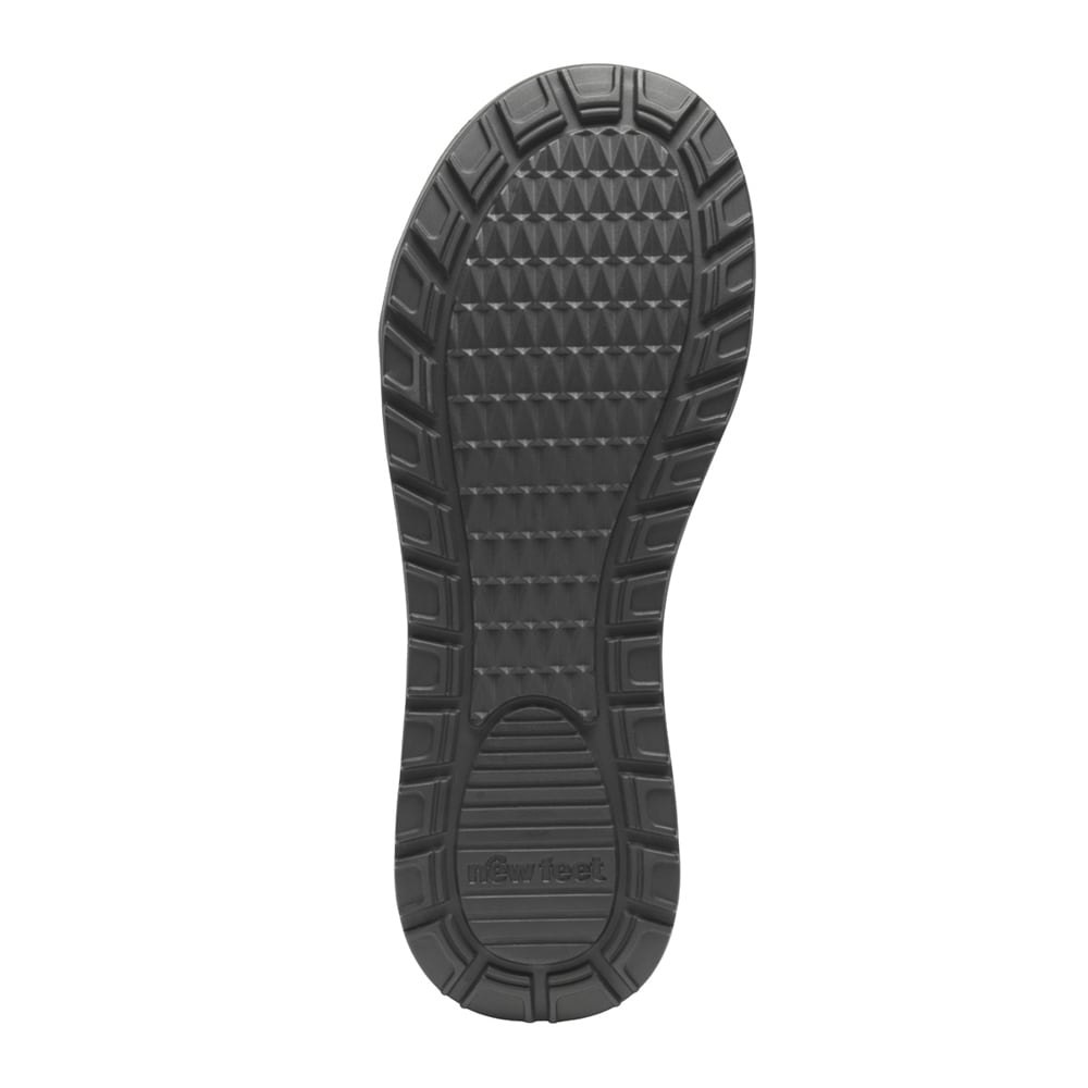New Feet Mathilde Extra Breda Skor Stretch Kardborre Svart