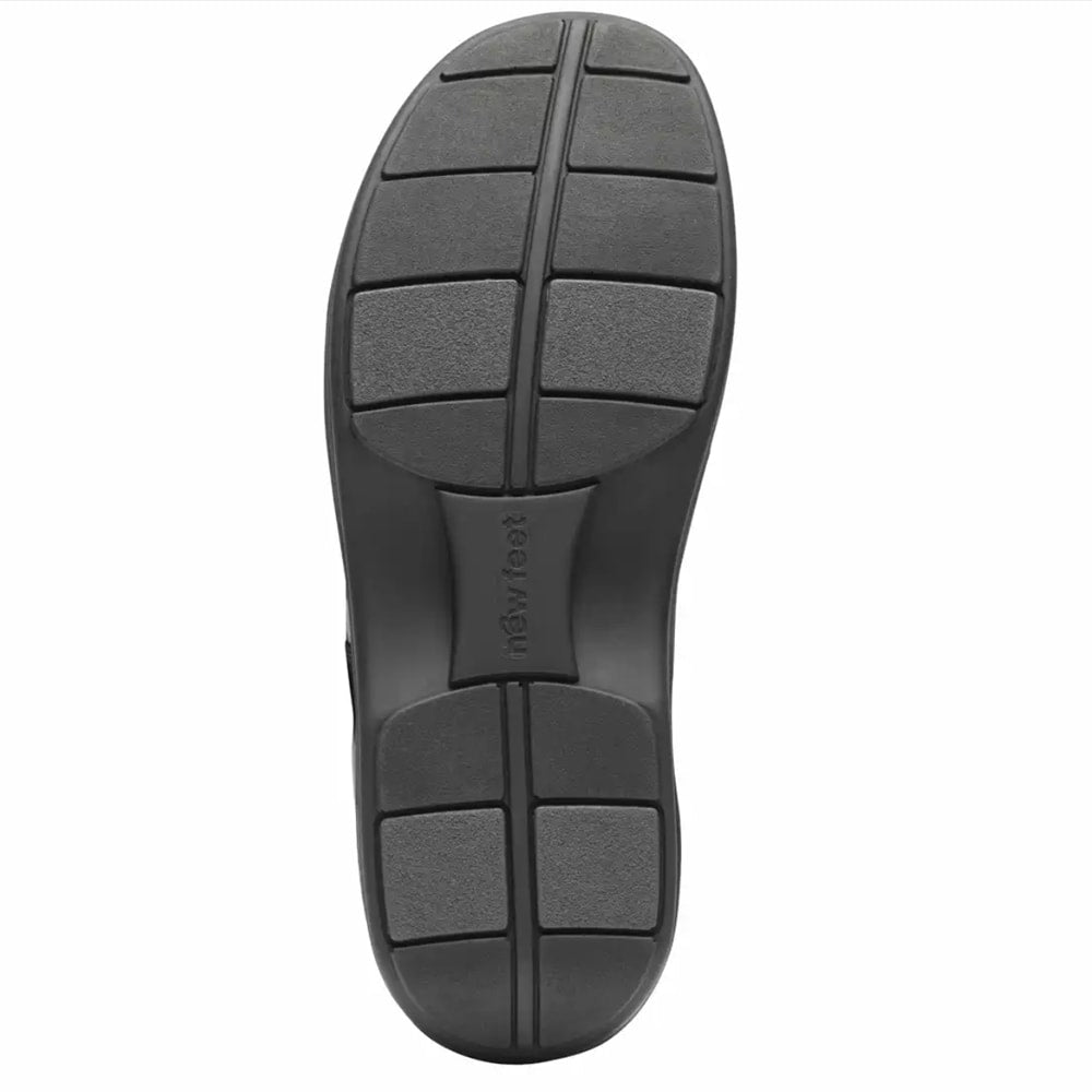 New Feet Malte Extra Breda Skor Orthostretch Kardborre Brun