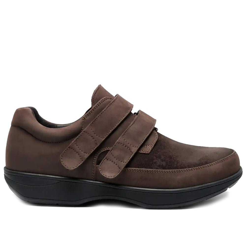 New Feet Malte Extra Breda Skor Orthostretch Kardborre Brun