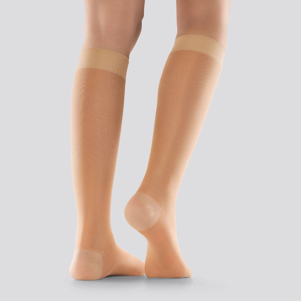 Mabs Stödstrumpor Nylon Sand