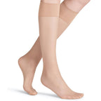 Falke Pure Matt Knästrumpor Dam Nylon 20 den Beige 1-pack