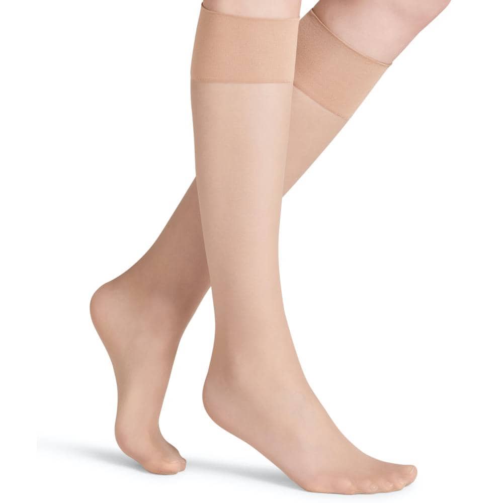 Falke Nylonstrumpor Pure Matt 20 Knee-High Cocoon