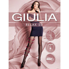 Giulia Relax Nylonstrumpbyxor 50 den Svart 1-pack
