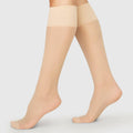 Swedish Stockings Nylonstrumpor Knä Elin 20 DEN Beige 2-pack