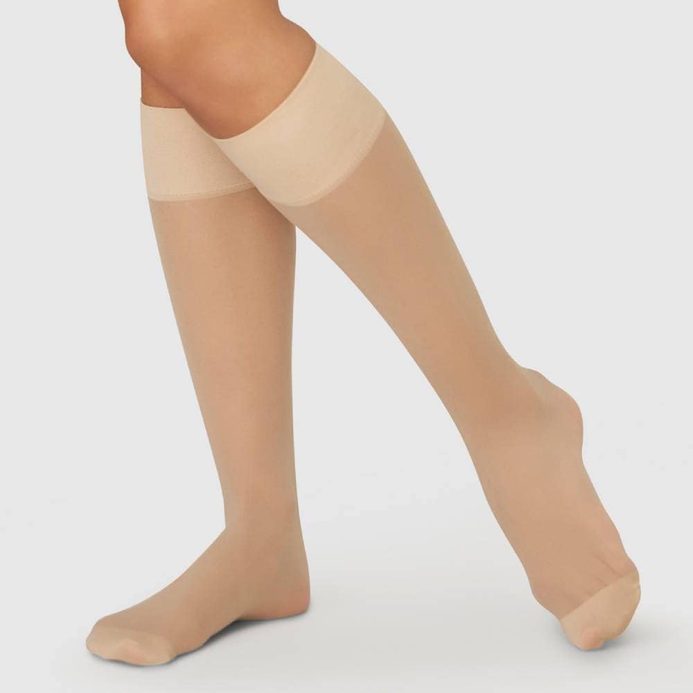Swedish Stockings Nylonstrumpor Knä Elin 20 DEN Beige 2-pack