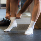 OS1st FS4 Hälsporrestrumpor ¼ Crew Sock White