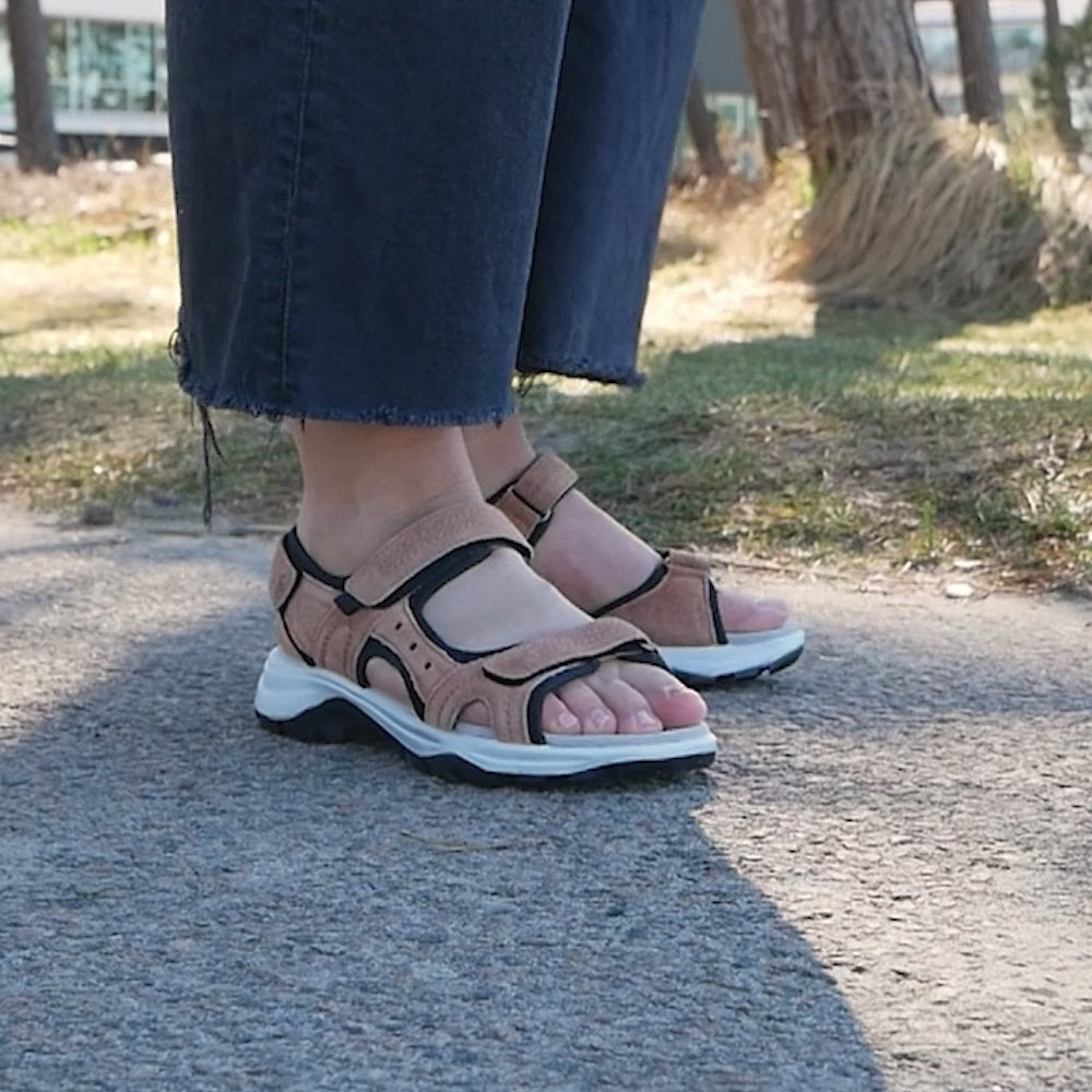 Minfot Sandaler Sandhamn Dam Mocka Terracotta