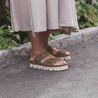 Minfot Upstep Lill Sandaler Dam Mocka Brun