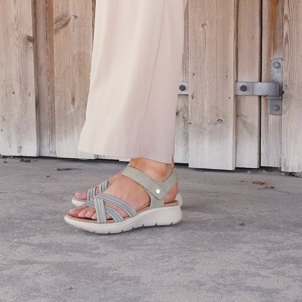 Minfot Cloudlite Nia Sandaler Dam Grön