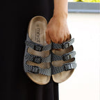 Minfot Dots Sandaler Dam Mjuk Bio Svart