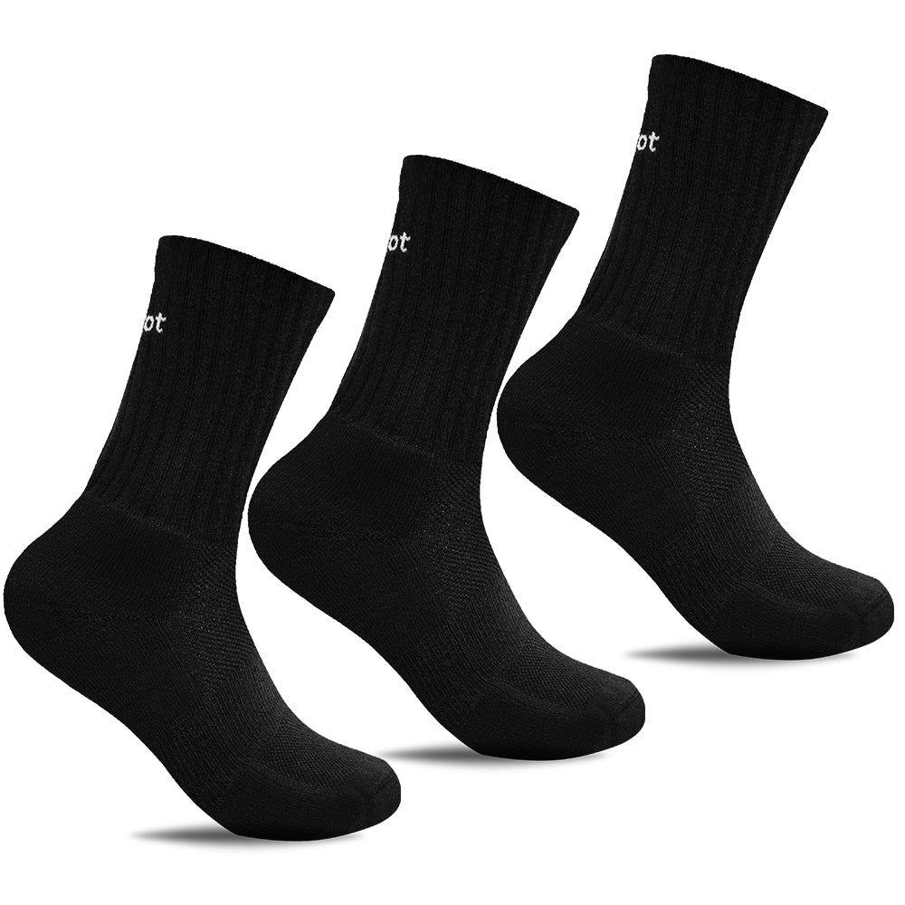 Minfot Strumpor Merinoull All Day Promenadstrumpor Svart 3-pack