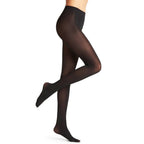 Falke Pure Matt Nylonstrumpbyxor 50 den Tights Svart 1-pack