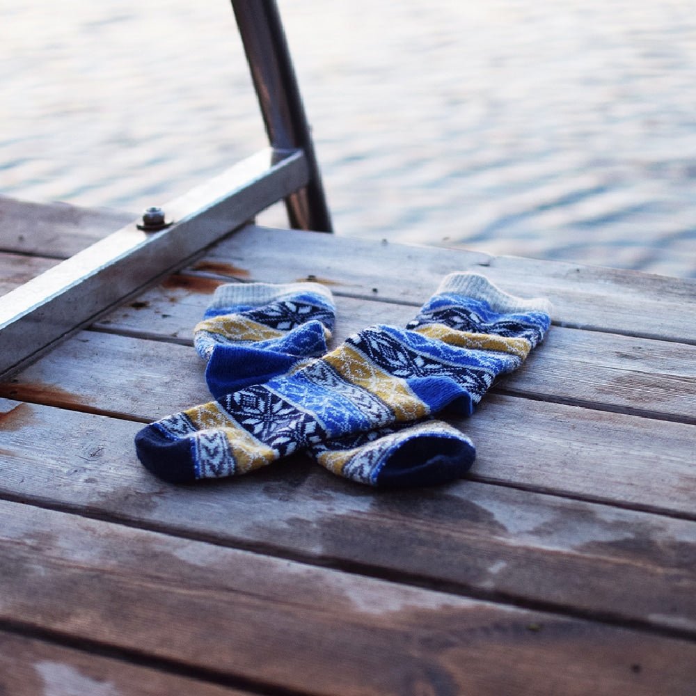 Produktbild 8 - Minfot Ullstrumpor Hytte 2-pack
