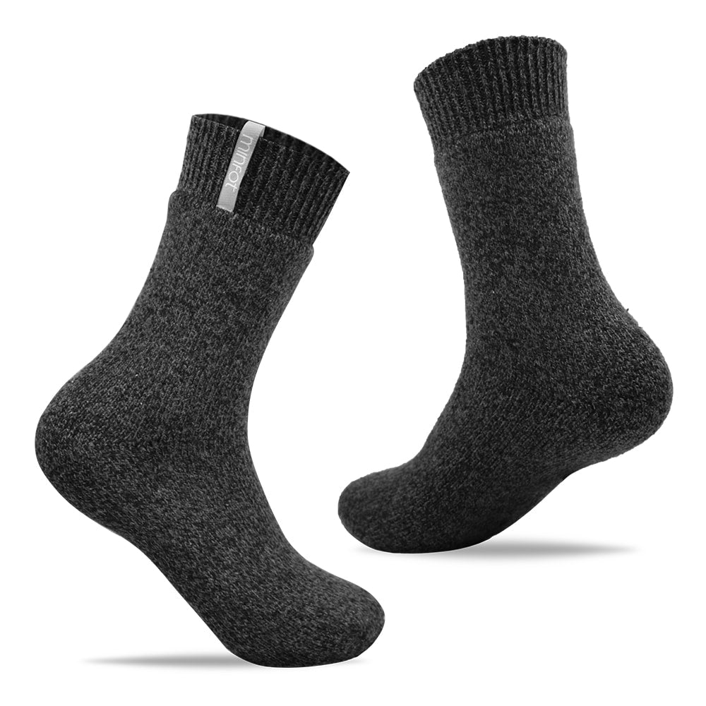 Produktbild 3 - Minfot Raggsockor Mörkgrå Ullmix 1-pack