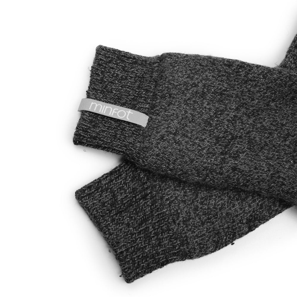 Produktbild 6 - Minfot Raggsockor Mörkgrå Ullmix 1-pack