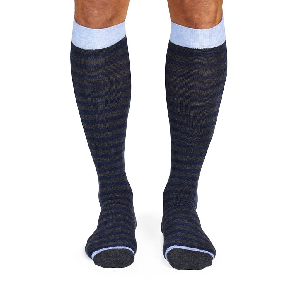 Minfot Stödstrumpor Bomull Eco Line Grey 1-pack