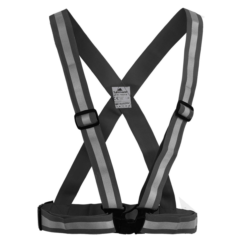 Endurance Reflexsele Svart Reflective Cross Belt
