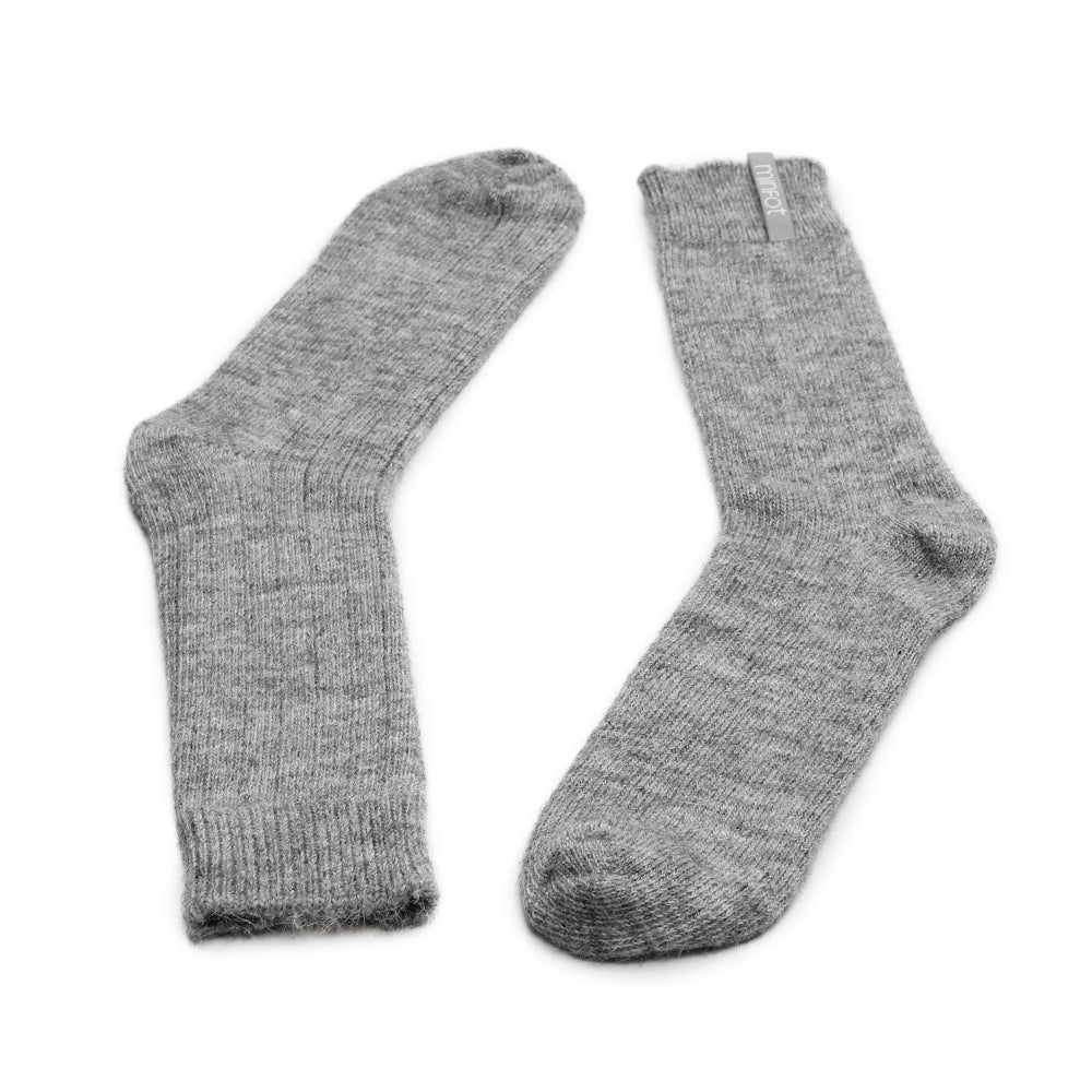 Minfot Raggsockor Alpacka Grå 1-pack