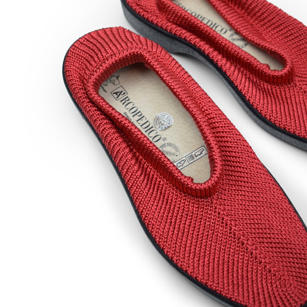 Arcopedico New Sec Tygskor Röd