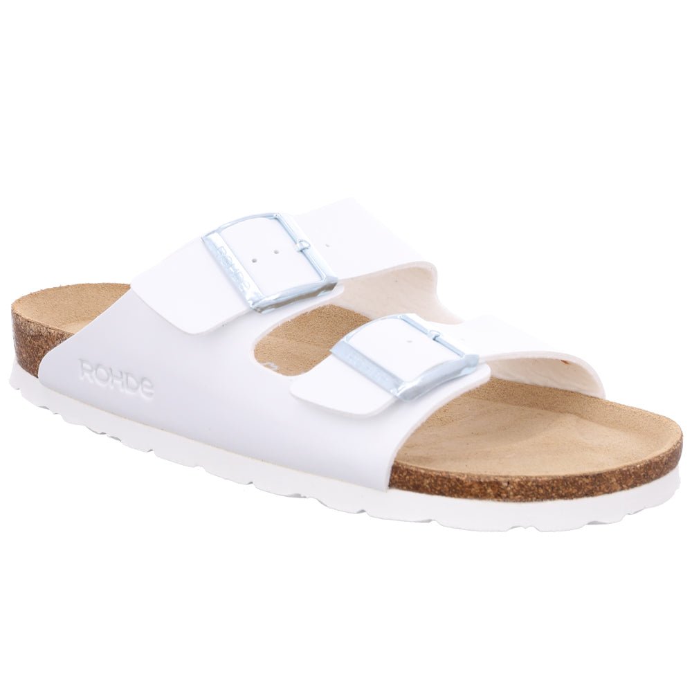 Rohde Sandaler Dam Vit med två remmar