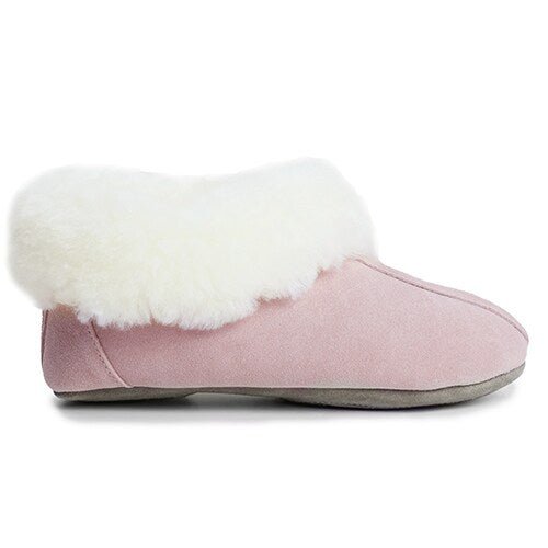 Minfot Fårskinnstofflor Soft Cosy Rose