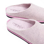Minfot Tofflor Slip-on Viken Ull Rosa