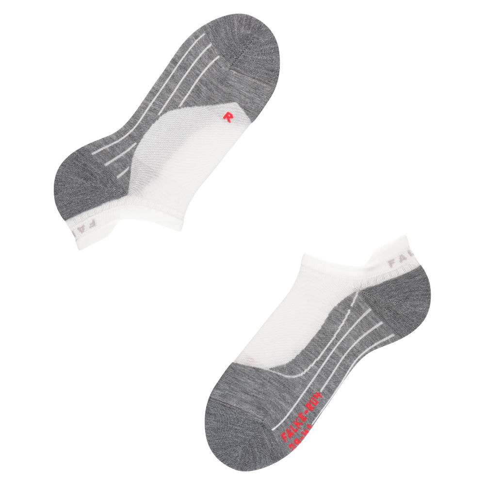 Falke RU4 Invisible Women No Show Socks White Mix