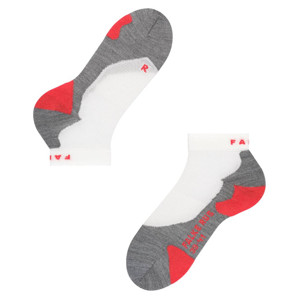 Falke RU5 Lightweight Short Men Running Socks White