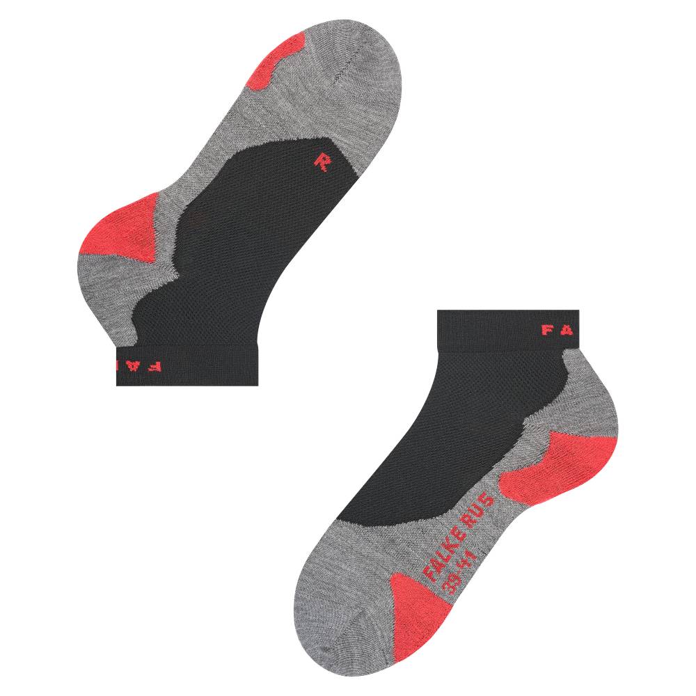 Falke RU5 Lightweight Short Men Running Socks Black
