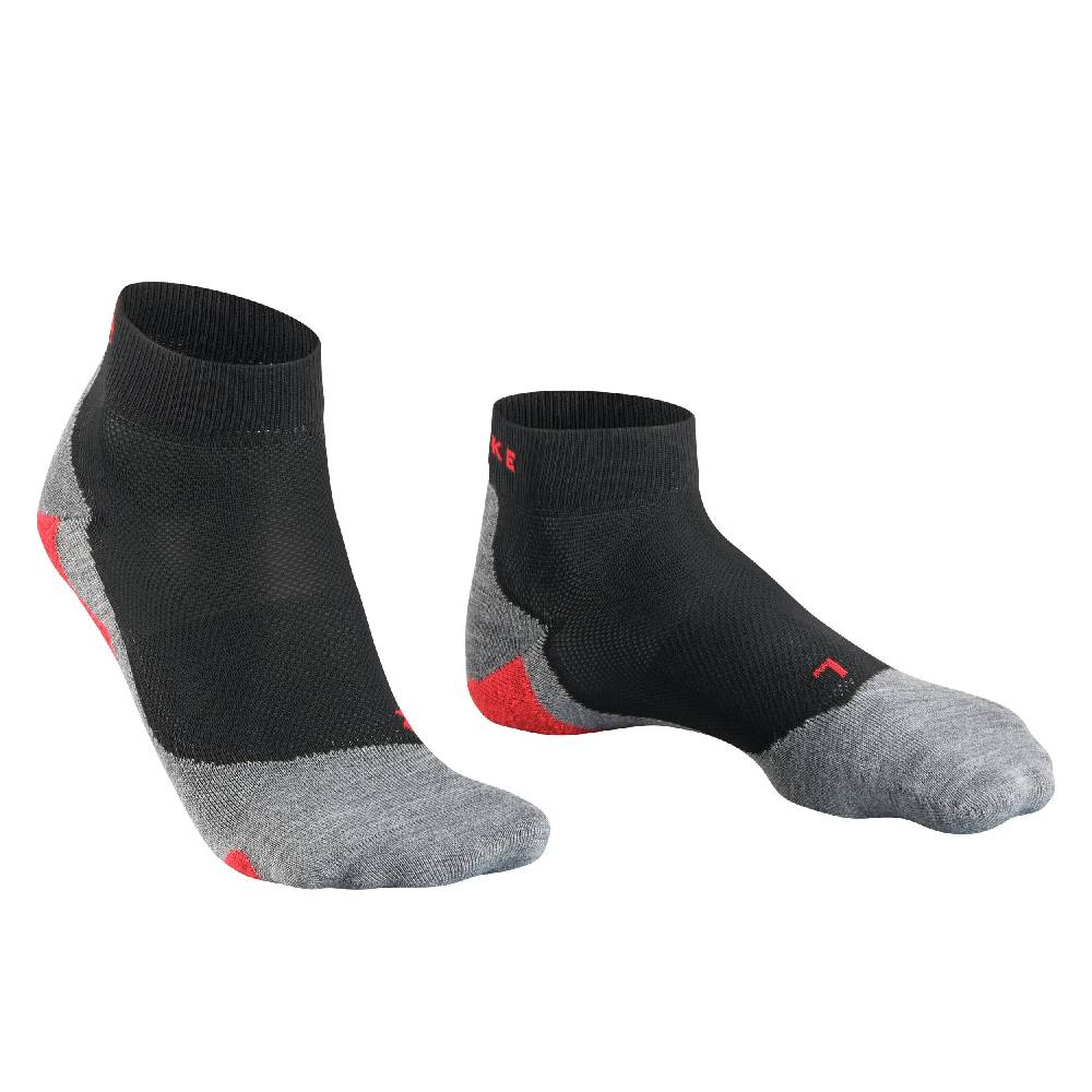 Falke RU5 Lightweight Short Men Running Socks Black