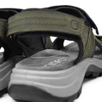 Minfot Sandhamn Sandaler Dam Nubuck Olivgrön