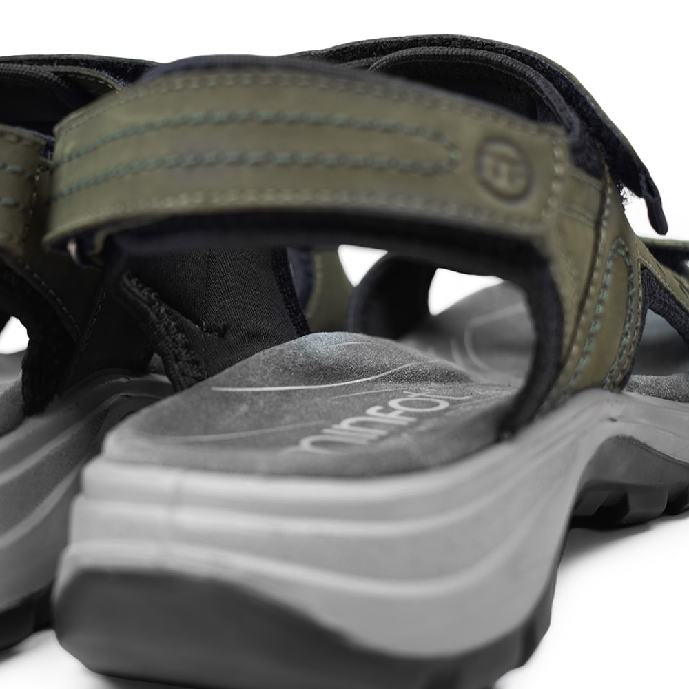 Minfot Sandaler Sandhamn Dam Nubuck Olivgrön