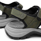 Minfot Sandhamn Sandaler Dam Nubuck Olivgrön
