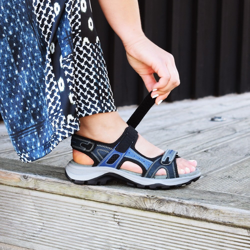 Minfot Sandaler Sandhamn Dam Nubuck Ocean Blue