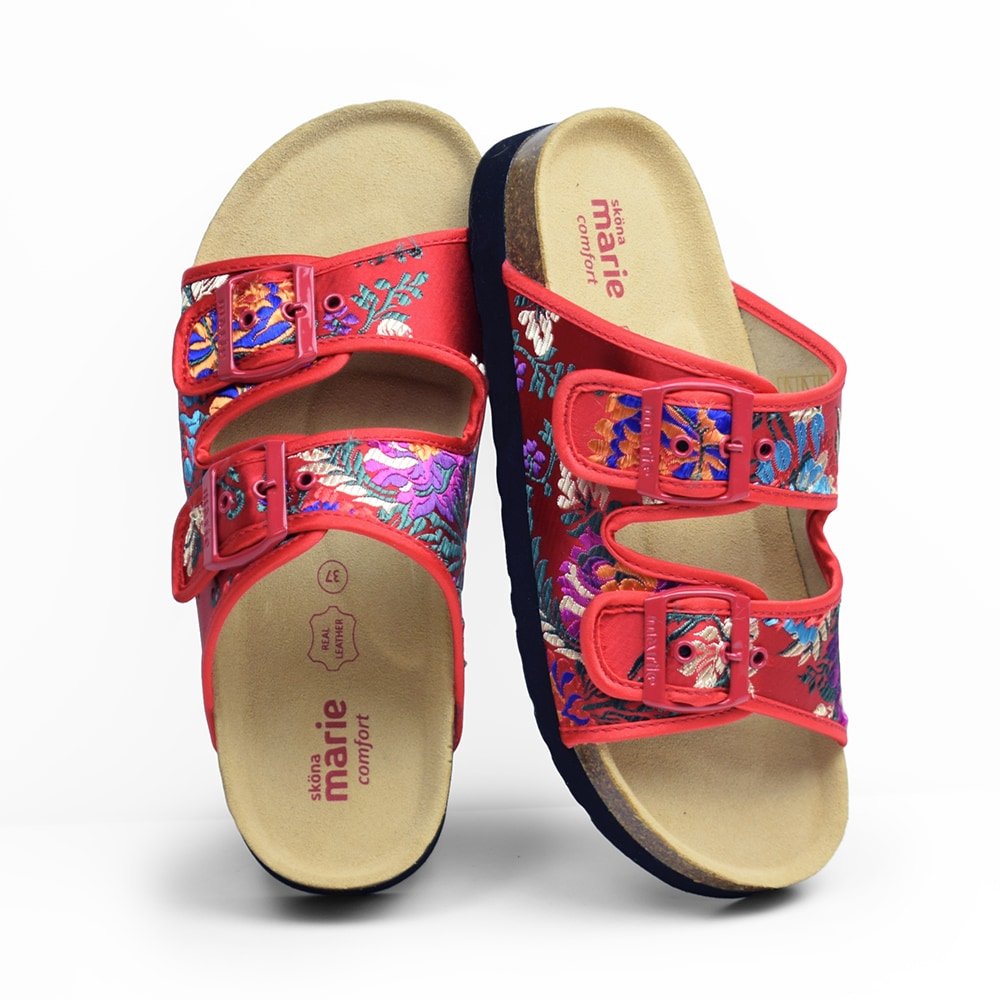 Produktbild 4 - Sköna Marie Damsandal Thalia Röd