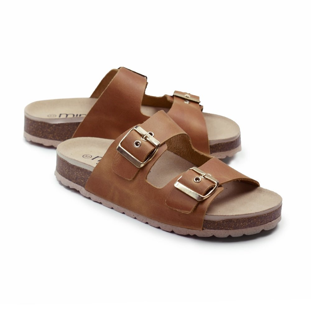 Produktbild 7 - Minfot Sandaler Primo Soft Ayo Läder Cognac