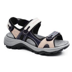 Minfot Sandhamn Sandaler Dam Nubuck Navy Pink