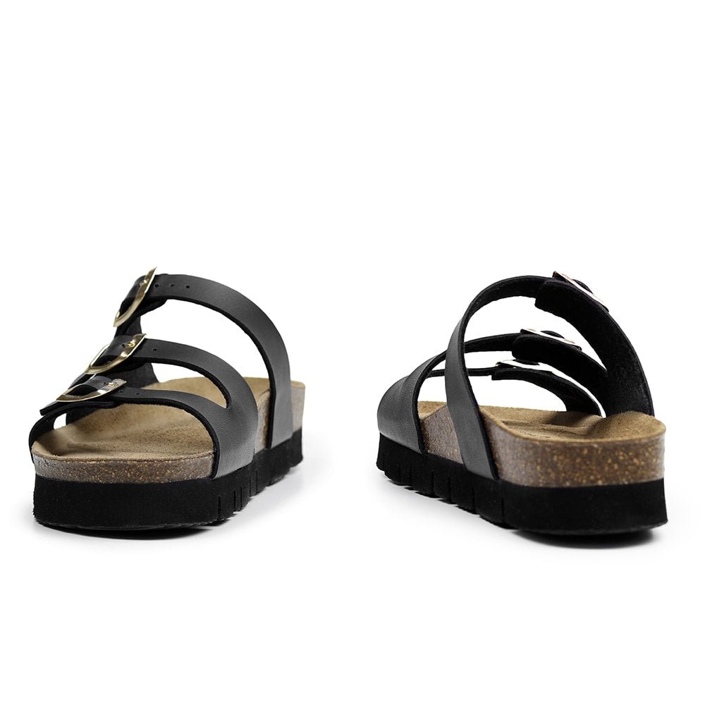 Minfot Upstep Lux Sandaler Dam Svart