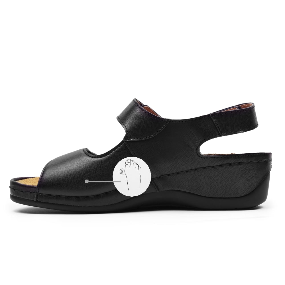 Minfot Sandaler Stretch Iris Hälrem Svart