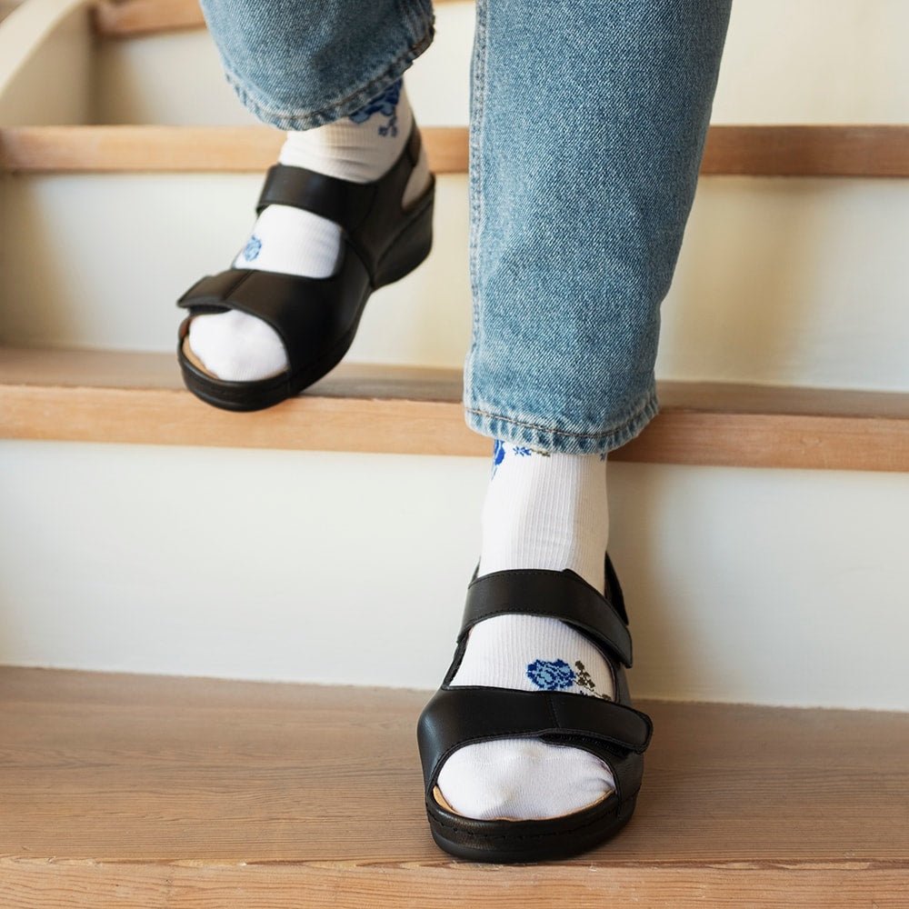 Minfot Sandaler Stretch Iris Hälrem Svart