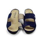 Minfot Skagen Sandaler Dam Stretch Navy