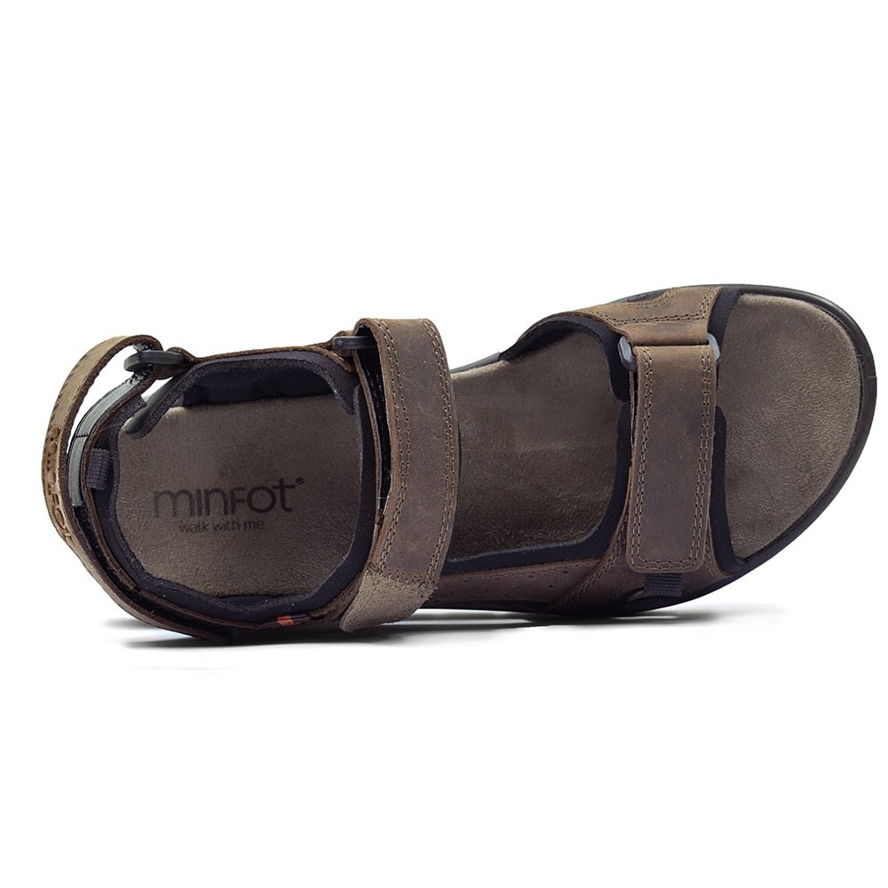 Produktbild 5 - Minfot Sandaler Burensvik Herr Nubuck Brun
