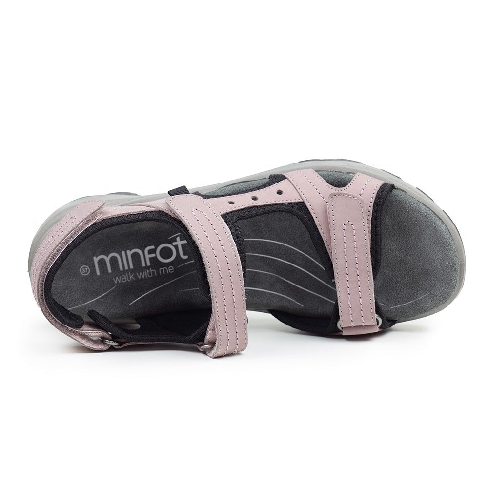 Produktbild 5 - Minfot Sandaler Sandhamn Dam Nubuck Pink